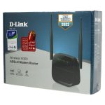 مودم روتر 2 آنتن D-Link DSL-124 N300 ADSL2+ 300Mbps - تصویر 3