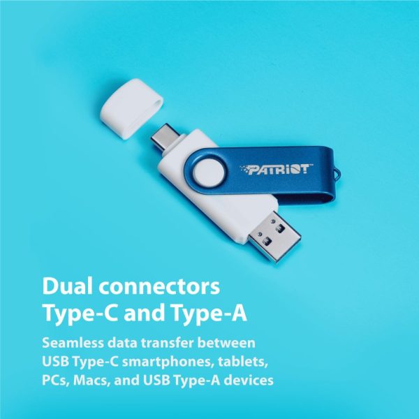 فلش مموری 64G پتریوت OTG مدل XPORTER X550 با رابط USB 3.2 TO TYPE-C - تصویر 3