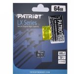 رم میکرو Patriot LX Series 64GB کلاس 10 U1 سرعت 85MB/s - Image 2