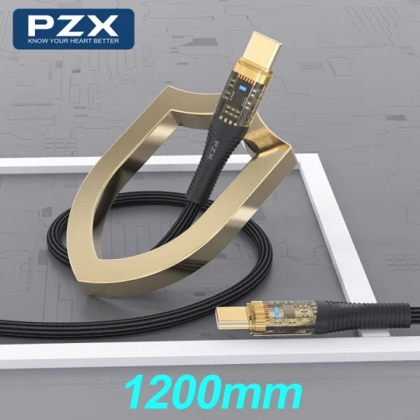 کابل شارژ PZX V193c دوسر TYPE-c - Image 3