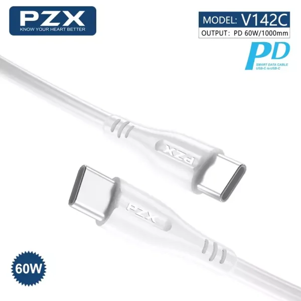 کابل شارژ PZX V142c دوسر TYPE-c - تصویر 4