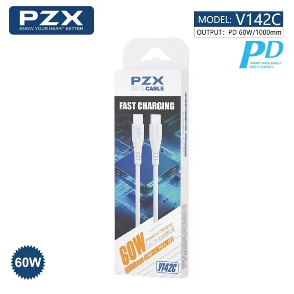 کابل شارژ PZX V142c دوسر TYPE-c - تصویر 2
