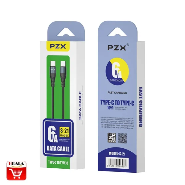 کابل شارژ PZX S21 دوسر TYPE-c - تصویر 2