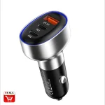 شارژر فندکی PZX C971 شارژ فوق‌سریع 60 وات
