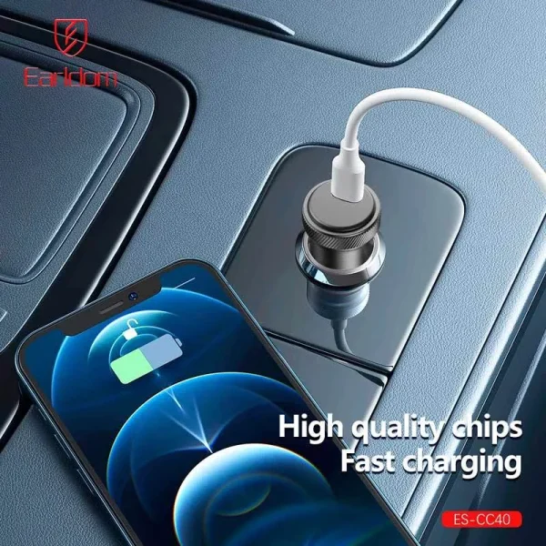 شارژر فندکی 30 وات ارلدام ES-CC40 - تصویر 7
