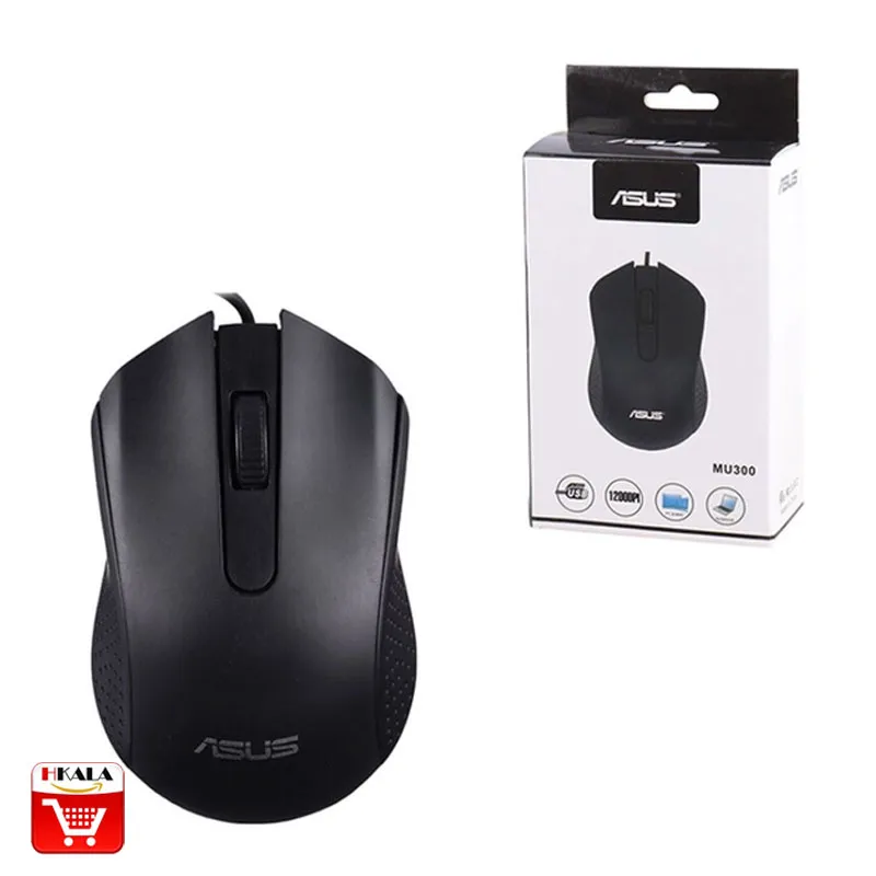 mu300 ماوس باسیم ایسوس مدل ASUS MU300 دقت، دوام و طراحی کلاسیک برای هر محیط کاری - Image 1