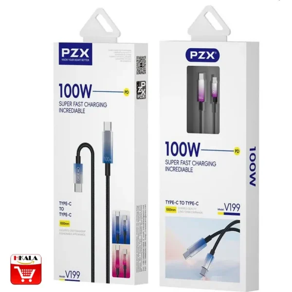 کابل شارژ PZX V199 دوسر TYPE-c - تصویر 2