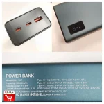 پاوربانک PZX مدل V87 – ظرفیت 30000mAh با شارژ سریع ۲۲.۵ وات - تصویر 5