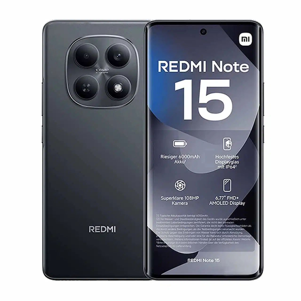 note15 گوشی موبایل Xiaomi مدل (Redmi Note 15 (RAM 8 ظرفیت 256GB - مشکی- 4G - Image 1