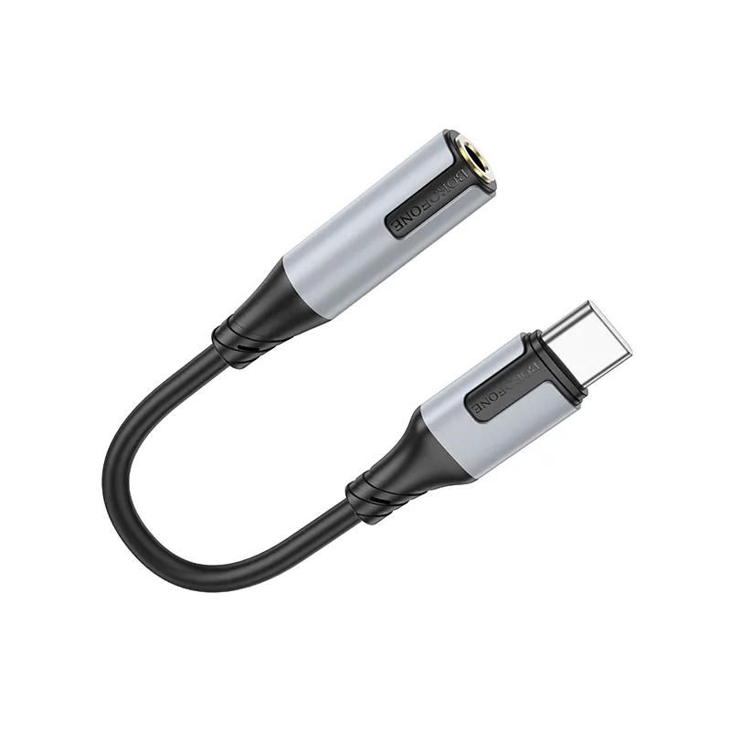 مبدل OTG USB-C به AUX 3.5mm بروفون Borofone مدل BV19 (پشتیبانی میکروفون) - Image 7