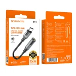 مبدل OTG USB-C به AUX 3.5mm بروفون Borofone مدل BV19 (پشتیبانی میکروفون) - تصویر 3