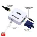 مبدل (تبدیل) HDMI به VGA برند MINI ROYAL - تصویر 3