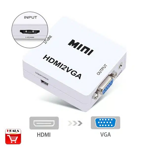 مبدل (تبدیل) HDMI به VGA برند MINI ROYAL - تصویر 5