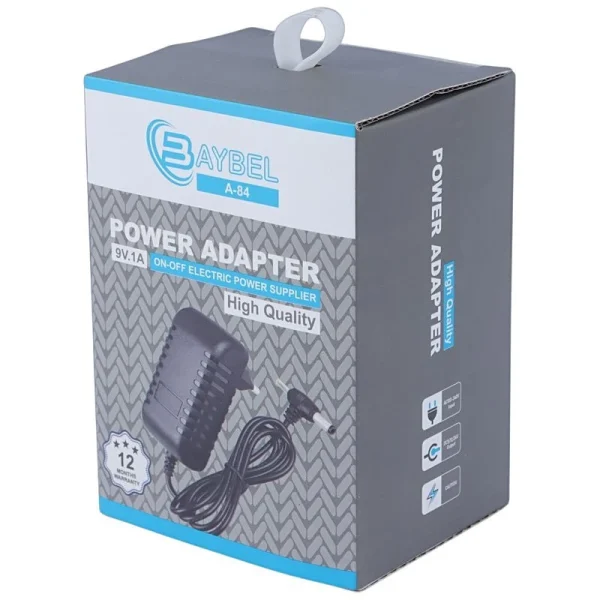 آداپتور مودم دو فیش Baybel A 9V 1A - Image 2