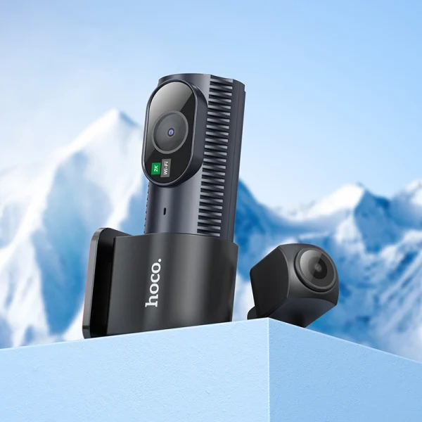 دوربین ثبت وقایع خودرو هوکو (hoco) مدل DV8 | کیفیت 2K با پنل IPS و قابلیت دید در شب (Starlight) - Image 7