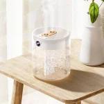 نمای نمایشگر دیجیتال رطوبت در دستگاه بخور Hoco HX31