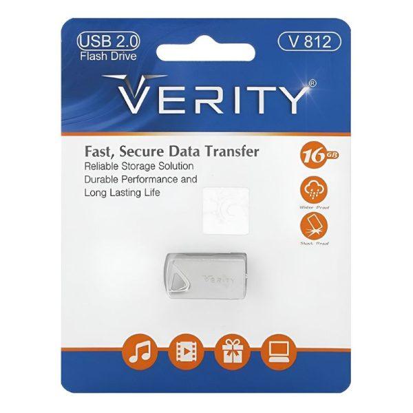 بسته‌بندی و مشخصات ظرفیت 16 گیگابایت Verity V812