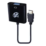 تبدیل X4TECH HDMI TO VGA با خروجی صدا با ورودی برق