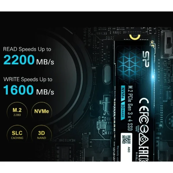 حافظه SSD سیلیکون پاور P34A60 1TB M.2 - تصویر 4