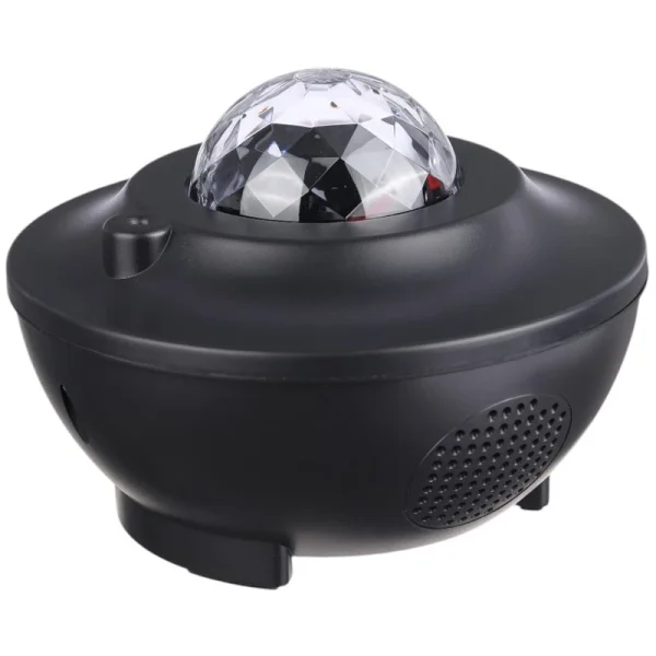 رقص نور کهکشانی اسپیکر دار مدل BL-XK01 - چراغ خواب کهکشان بلوتوثی با ریموت و فلش‌خور - تصویر 2